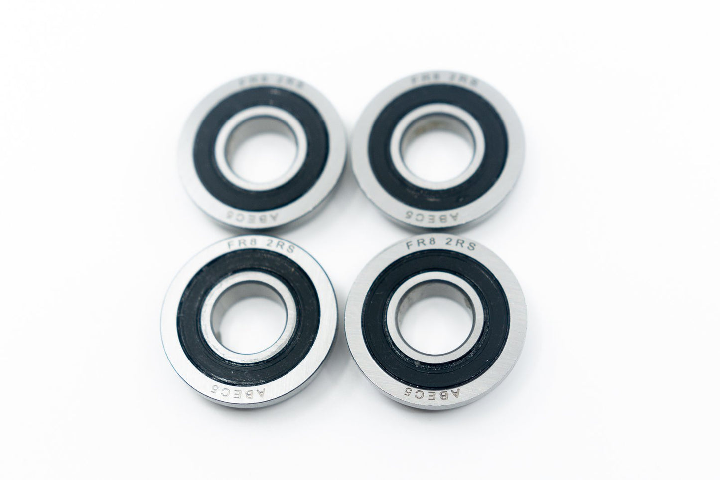 Fork Wheelchair Bearings High Performance Flanged R8 (FR8) 1/2" ABEC-5 1/2x1-1/8x.3125" (4-Pack)