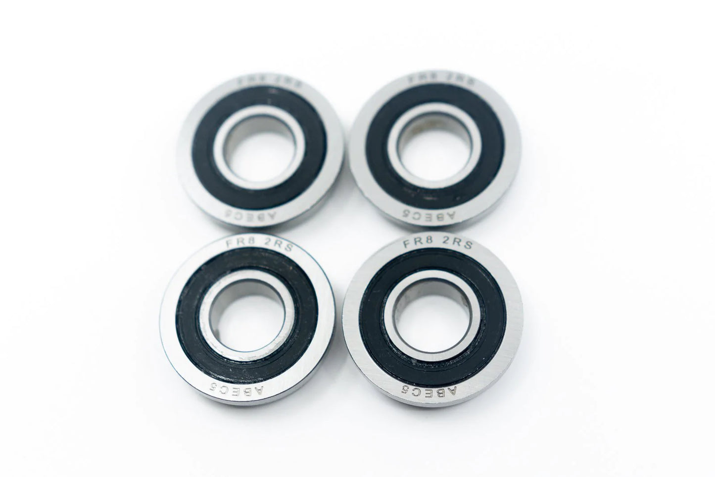 Fork Wheelchair Bearings High Performance Flanged R8 (FR8) 1/2" ABEC-5 1/2x1-1/8x.3125" (4-Pack)