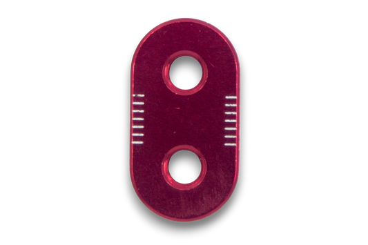 Red Replacement Slider Nut for Reckless Micro Adjust Scissor Brakes