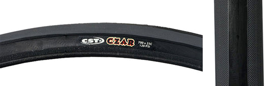 CST Czar 700c x 23 (23-622) Wire Bead Black/Black (Pair)