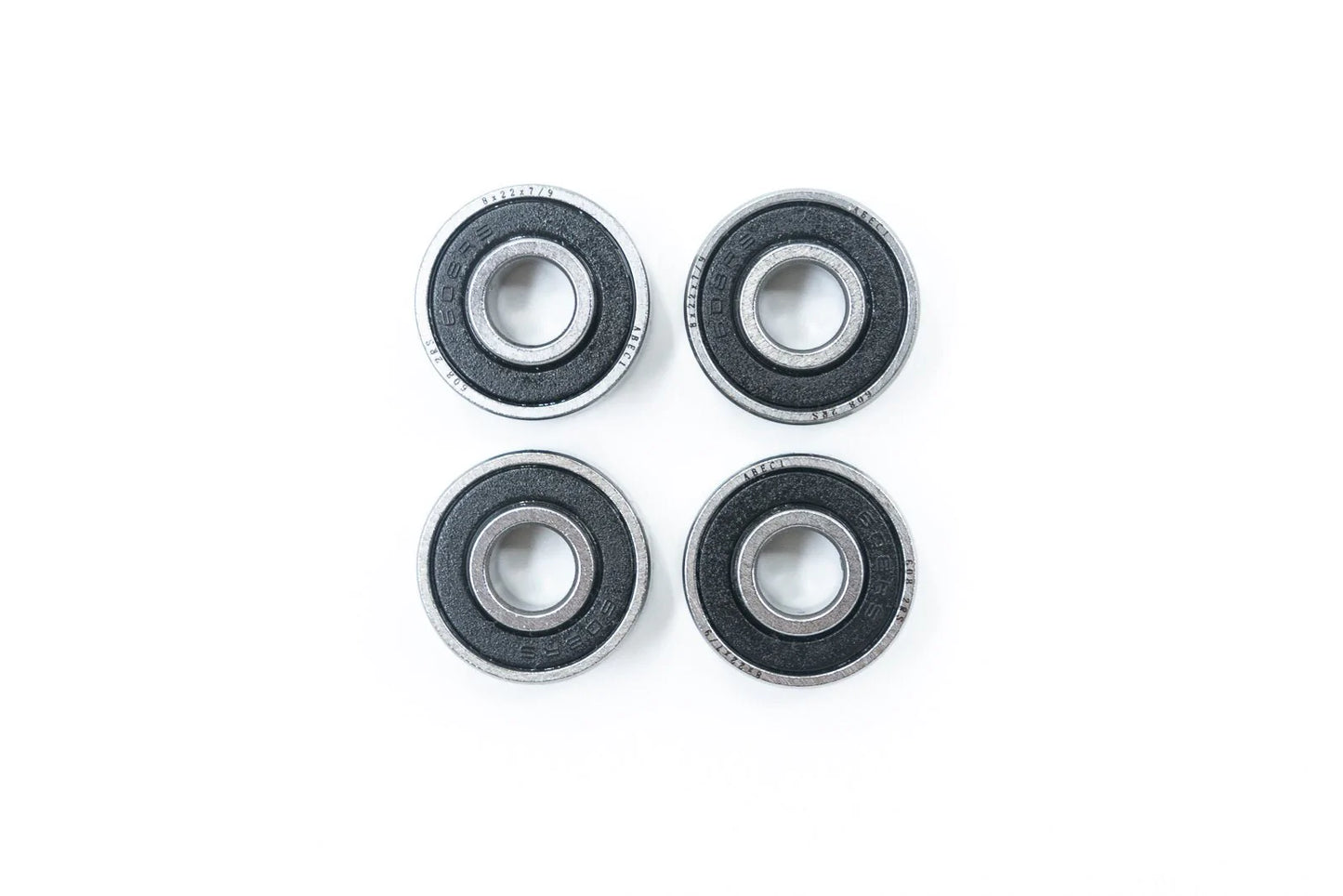 Caster Wheelchair Bearings 608 8mm ABEC-1 8x22x7/9mm with 9mm Extended Race (4-Pack) READ DESCRIPTION
