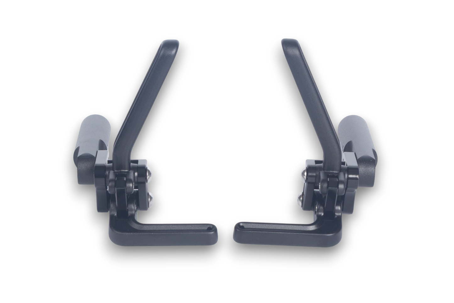 new 2026 All Aluminum Reckless Wheelchairs Push-to-Lock Lever Brakes (Pair) Black