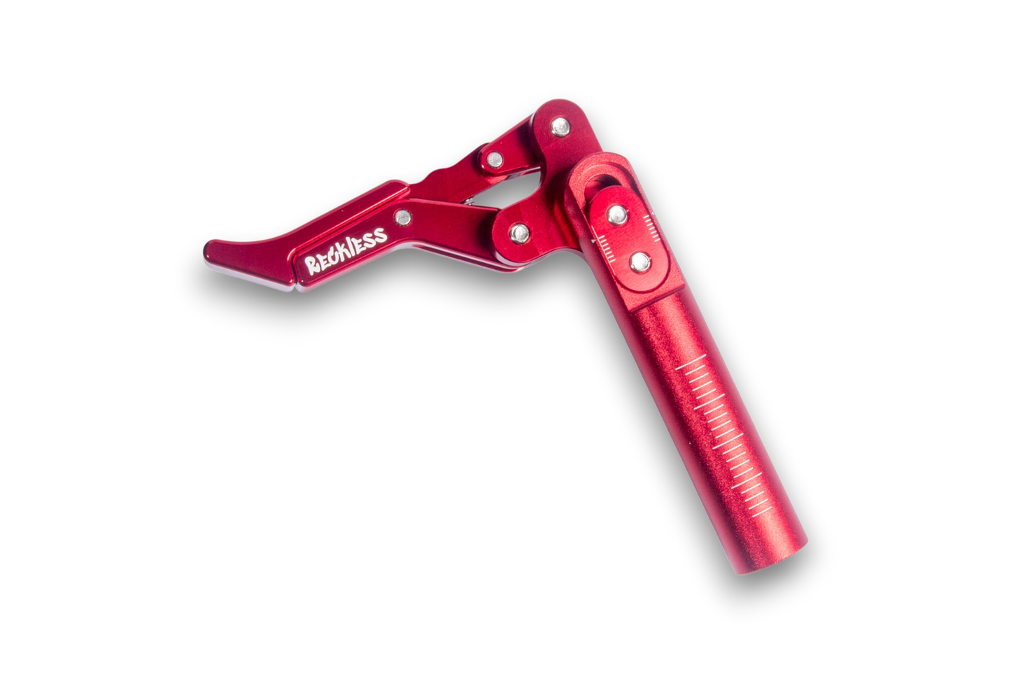 New 2026 Micro Adjustable All Aluminum Reckless Wheelchairs Scissor Brakes (Pair) Red