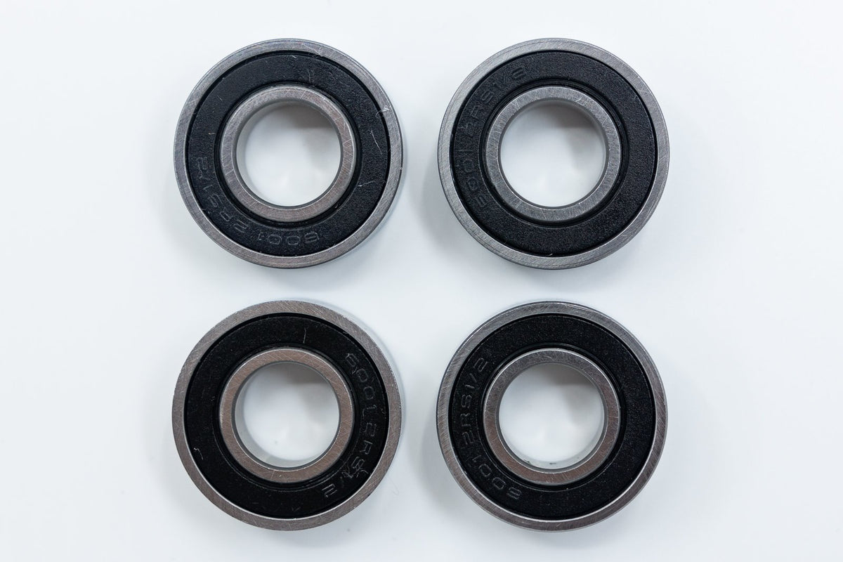Wheelchair Bearings 6001-1/2 ABEC-1 28mm OD, 1/2" ID