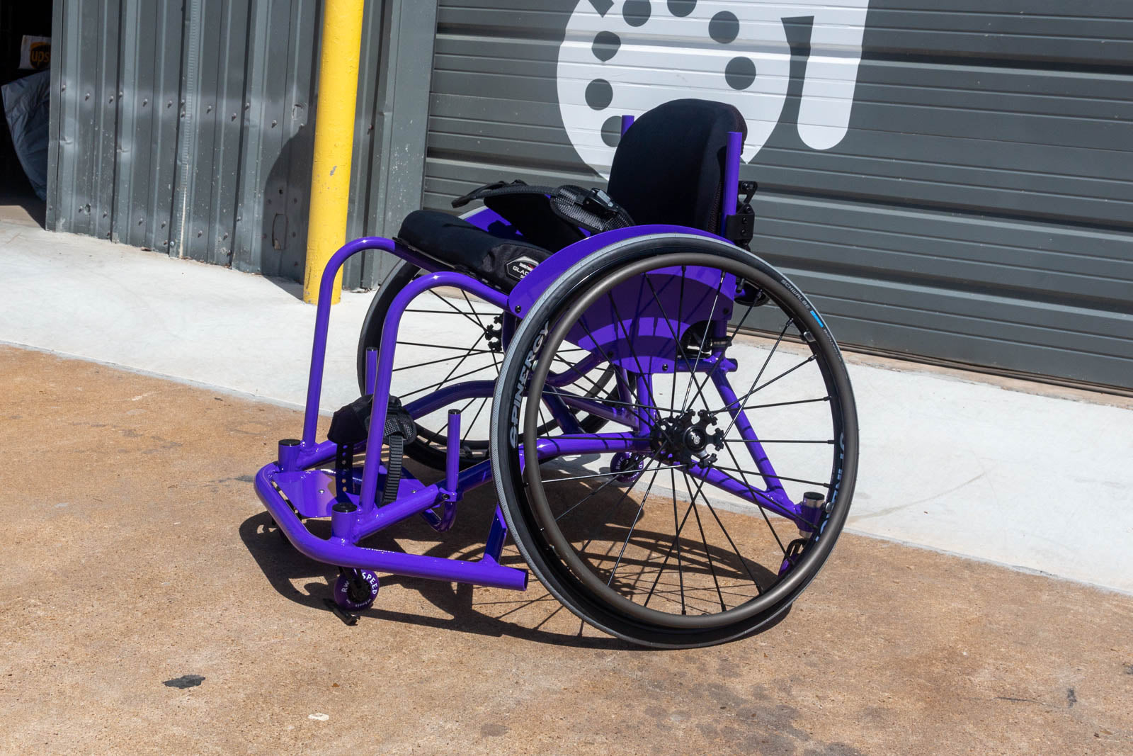 Reckless Wheelchair Touchdown football wheelchair in purple