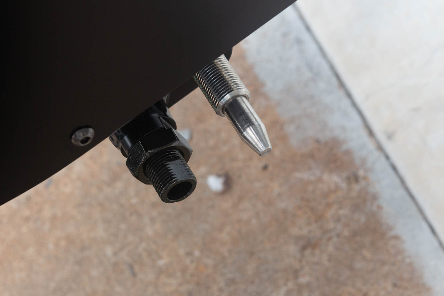 Push Lox Locking Pins Mounted to a Reckless Wheelchair camber tube