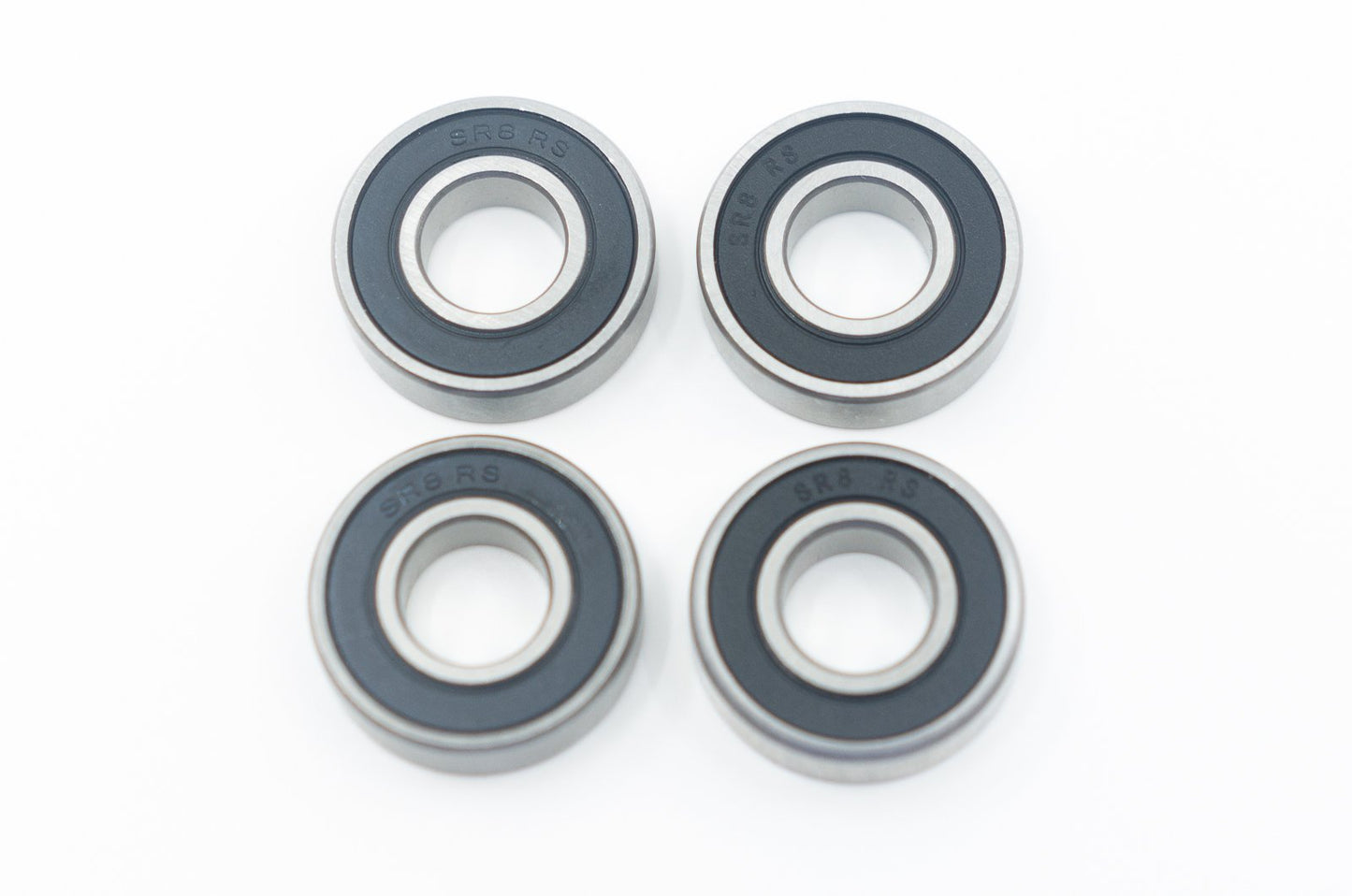 Stainless Steel Shower Wheelchair Bearing SR8 1/2" ABEC-1 1/2x1-1/8x.3125" (4-Pack)