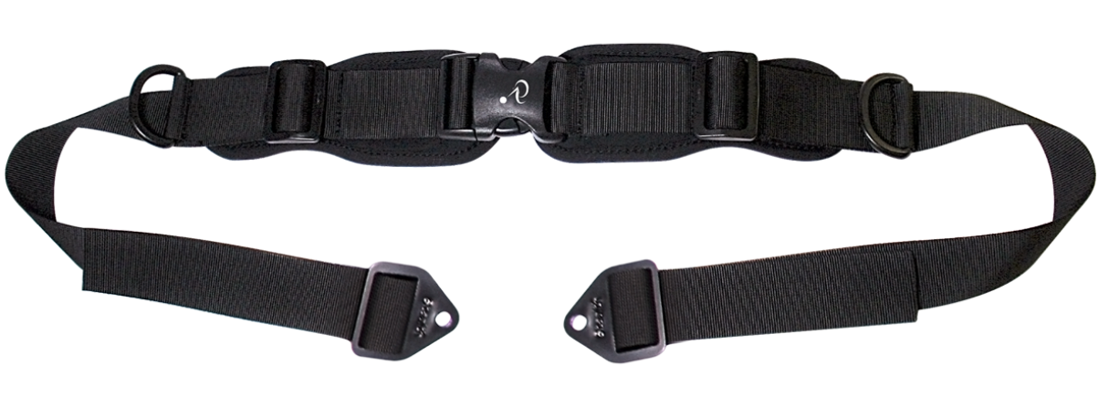 Stealth Structured 1" Double Pull Seat Belt with Pads