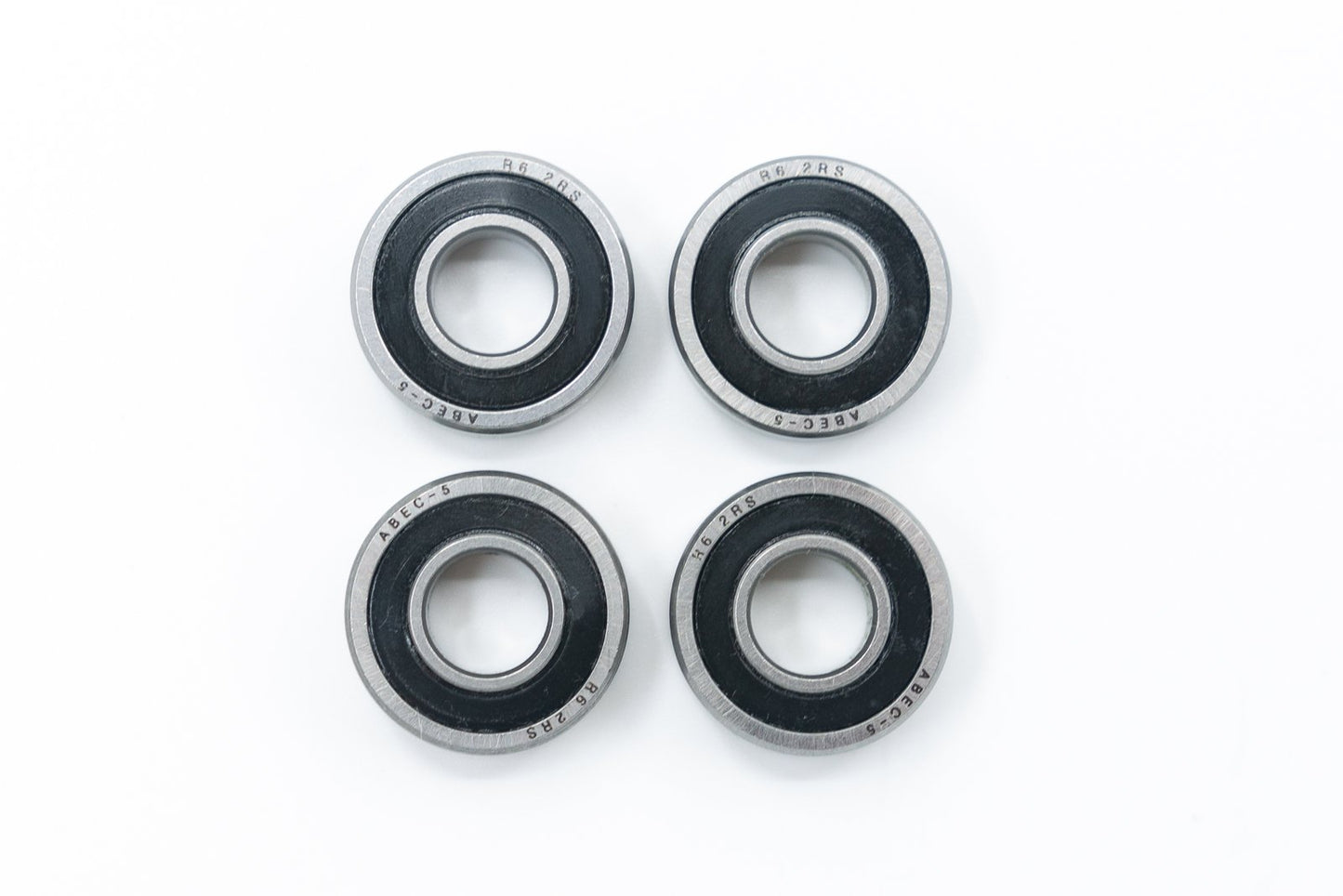 Front Caster Wheelchair Bearings R6 ABEC-5 3/8x7/8x.2812" Serviceable (4-Pack)