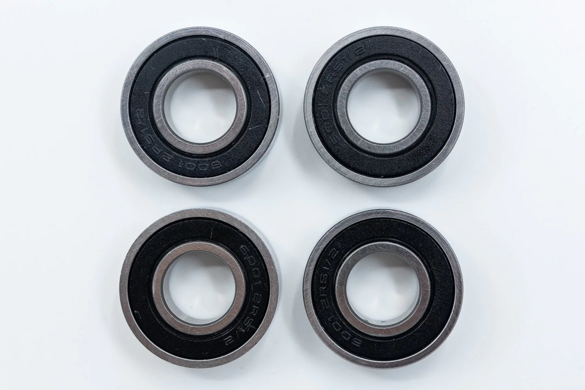 Front Fork  & Rear Wheelchair Bearings 6001-1/2 6001-8 ABEC-3 28mm OD, 1/2" ID Serviceabl